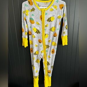 Little Sleepies Bee Happy zippy 3-6